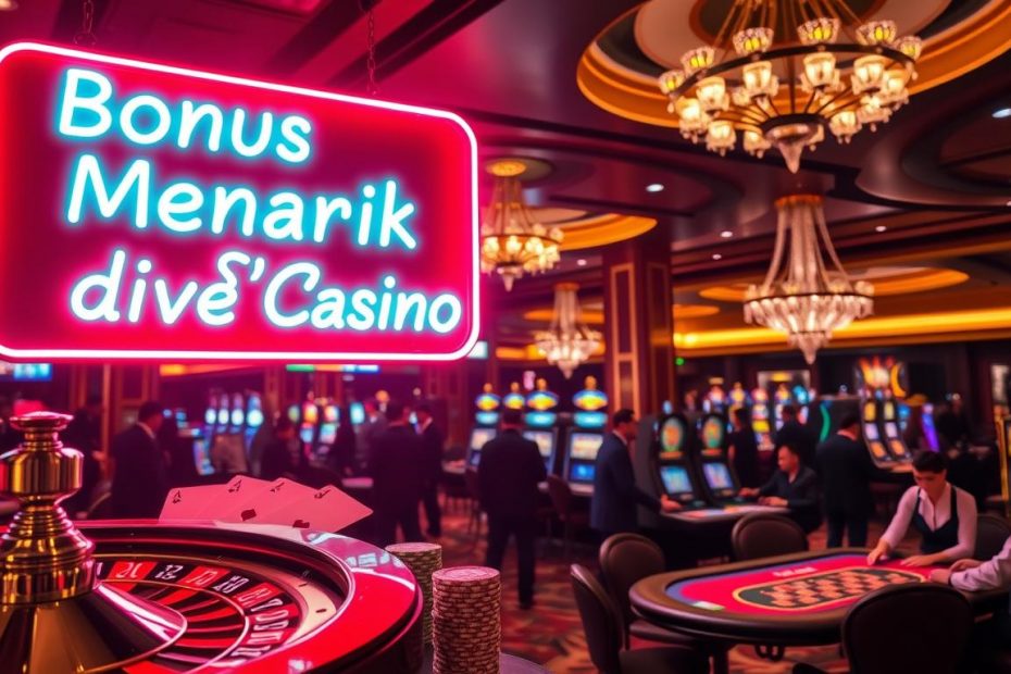 bonus menarik di situs live casino terpercaya